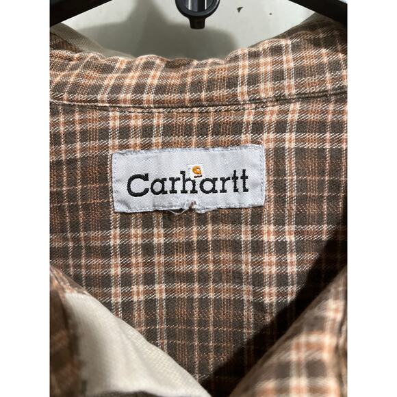 Vintage Carhartt chore jacket size 2X barn coat flannel lined - Picture 2 of 6
